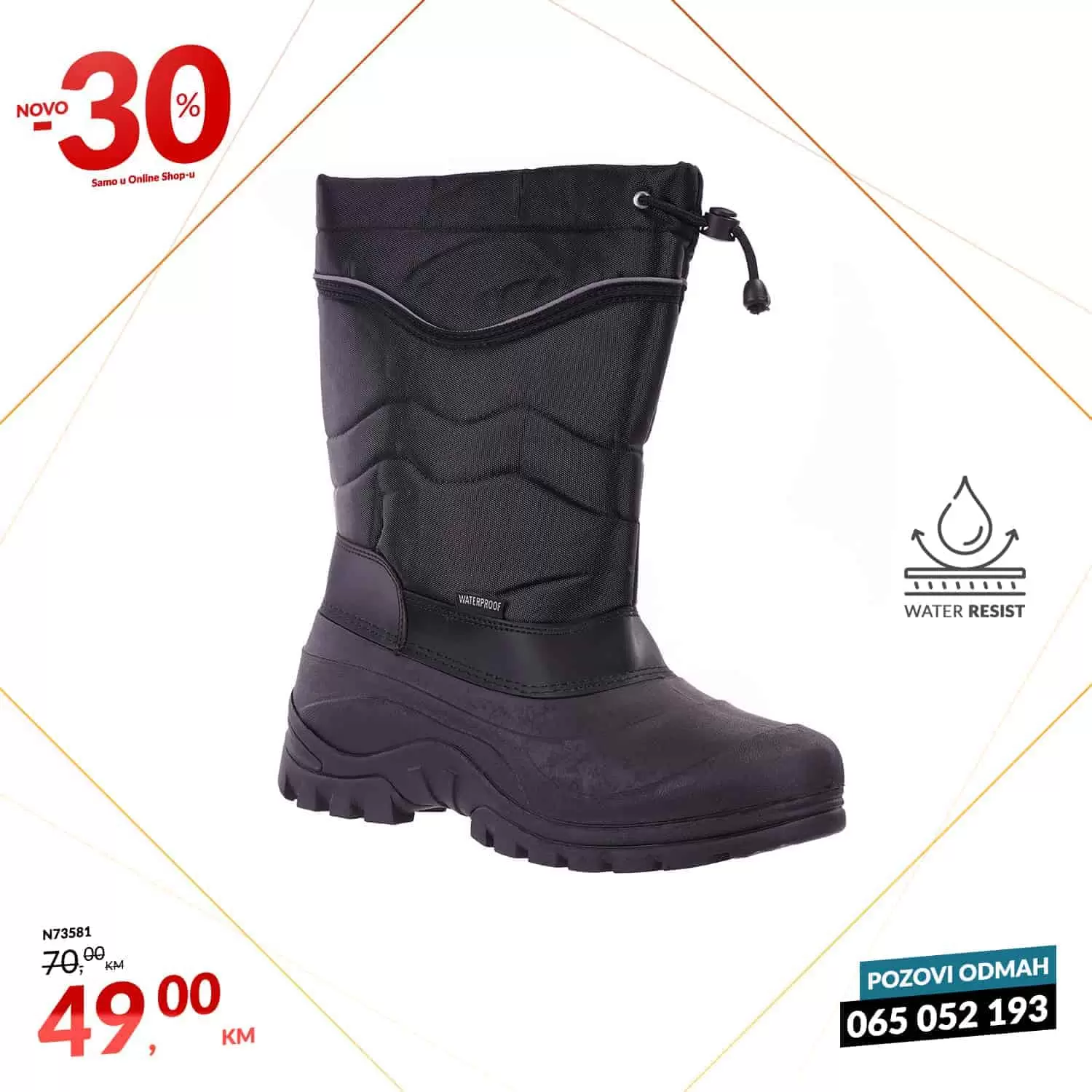 vodootporne cizme, zimske cizme, tople cizme