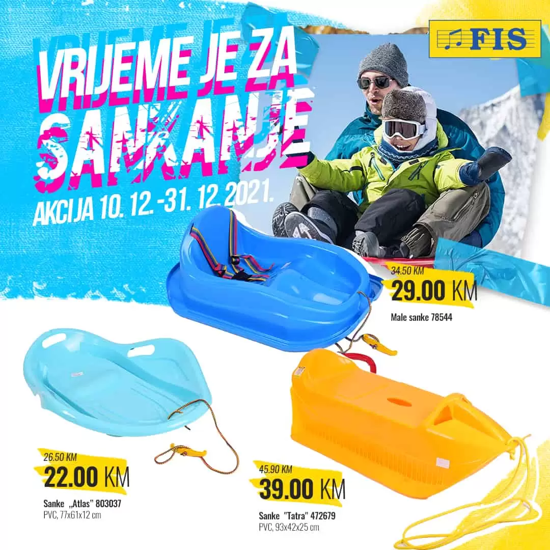 sanke sa ruckama, sanke sa kocnicama, sanke, sanke cijena, sanke akcija, sanke popust,