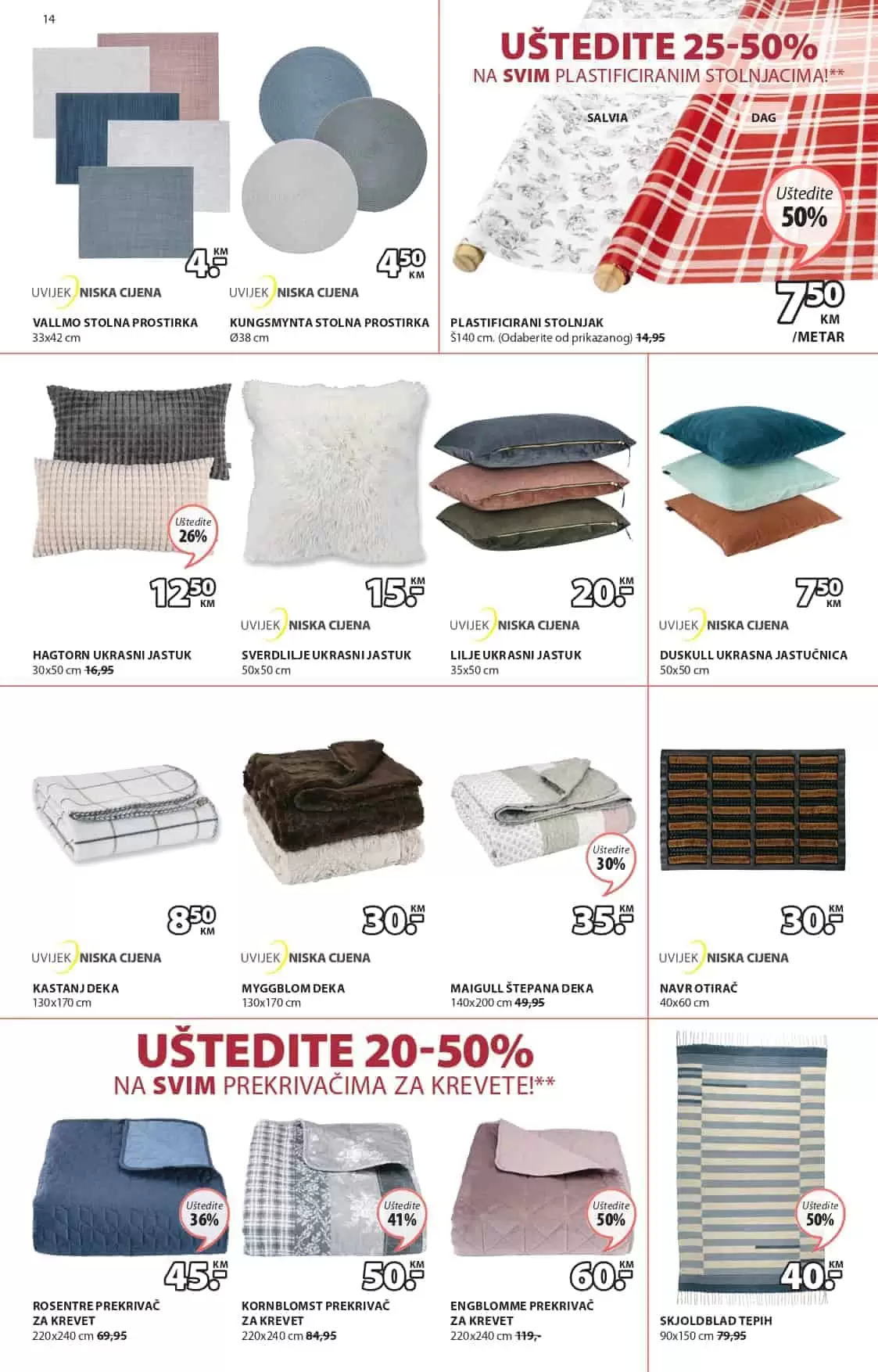 jastuk, jysk jastuk, cijena jastuk jysk, 