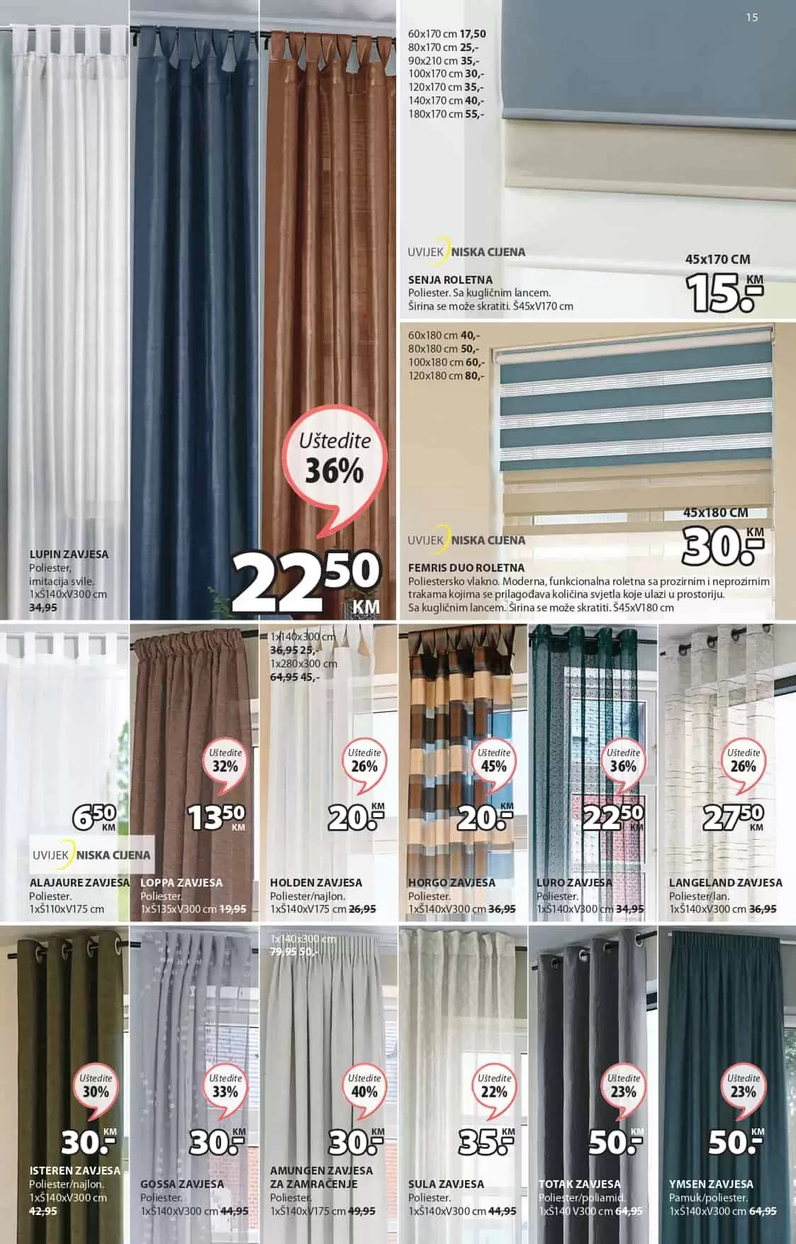 zavjese, zavjese keten, zavjese bijela, zavjese cijena, zavjese akcija