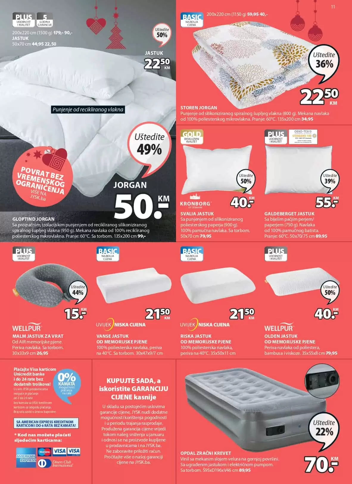 jastuk, jastuk od memori pjene, koji jastuk je najbolji, snizenje jastuka, akcija jastuka, 