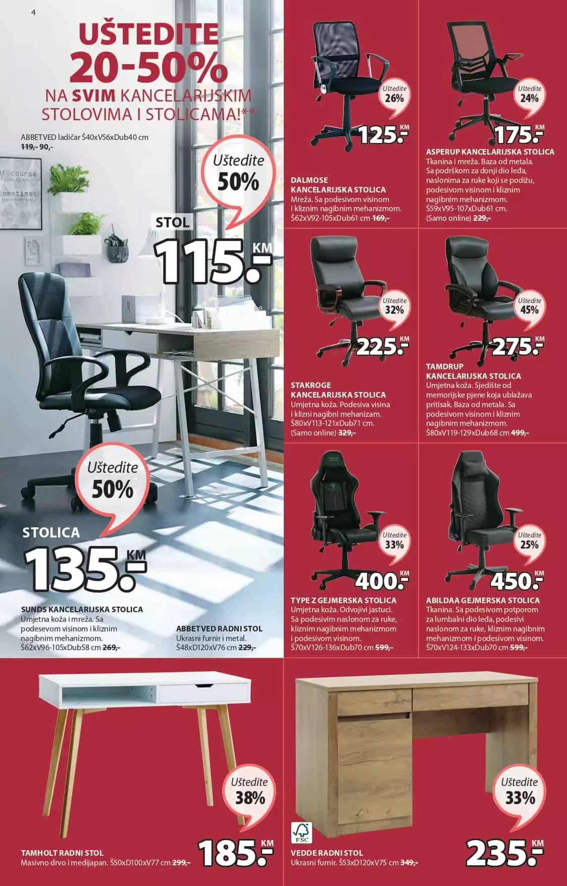 kancelarijski namjestaja, namjestaj jysk, namjestaj sarajevo, gdje kupiti dobar namjestaj, radna stolica, gaming stolica, radni stol, stolica za kancelariju