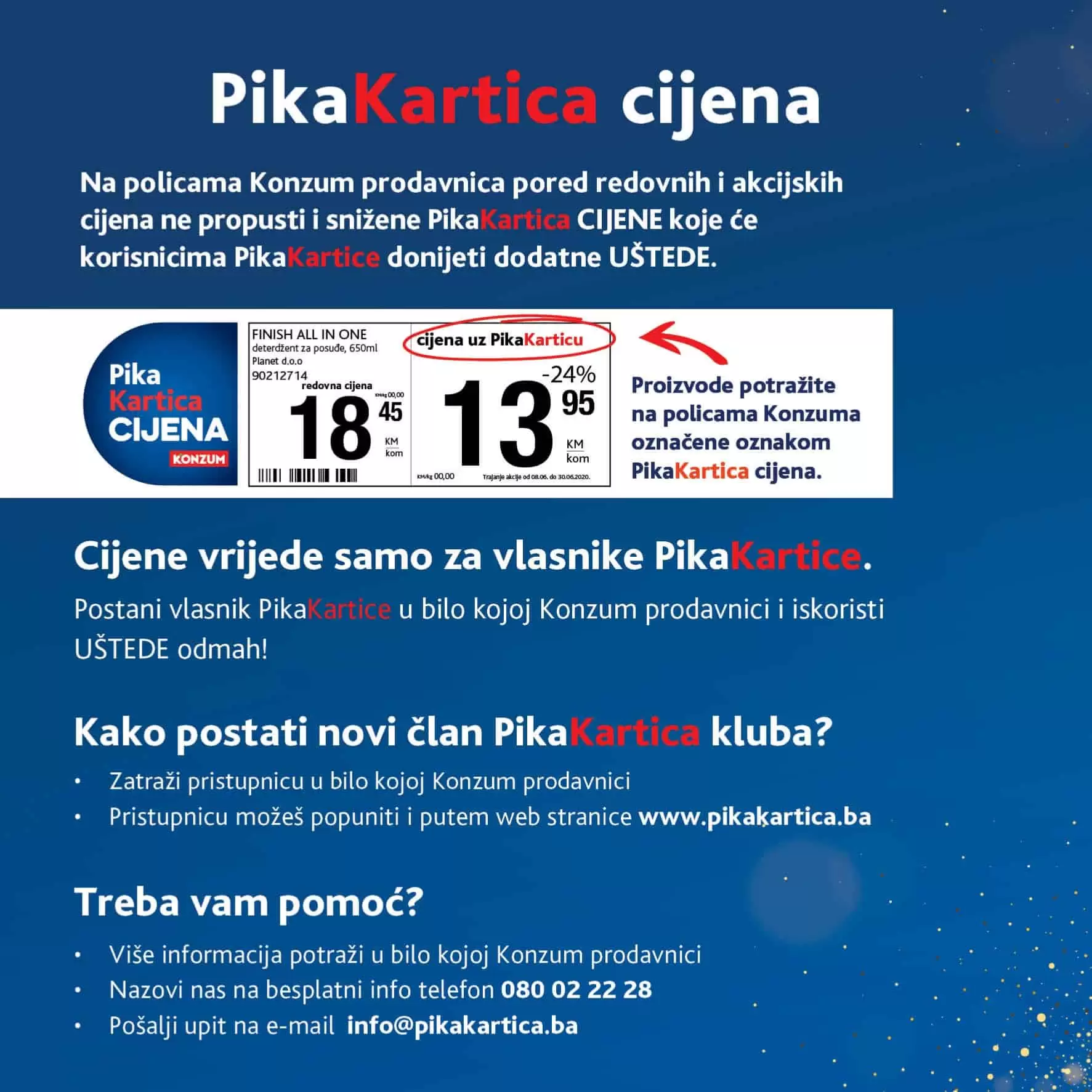 pik kartica, pikakartica, akcije uz pika karticu, snizenja uz piku, popusti uz piku,konzum, konzum snizenje, konzum akcija, konzum katalog, konzum akcije i katalozi, akcije i katalozi, konzum vikend akcija, vikend katalog konzum, kataloska akcija konzum, akcijski katalog konzum, konzum kataloska akcija, konzum akcijska ponuda, konzum sarajevo, konzum mostar, konzum zenica, konzum tuzla, konzum banja luka, konzum vikend
