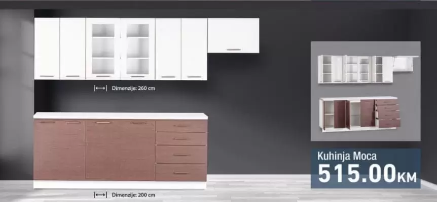 kuhinja, bijela kuhinja, povoljna kuhinja, kuhinja cijena, jeftina kuhinja, kuhinja bingo, kuhinja snizenje, kuhinja akcija