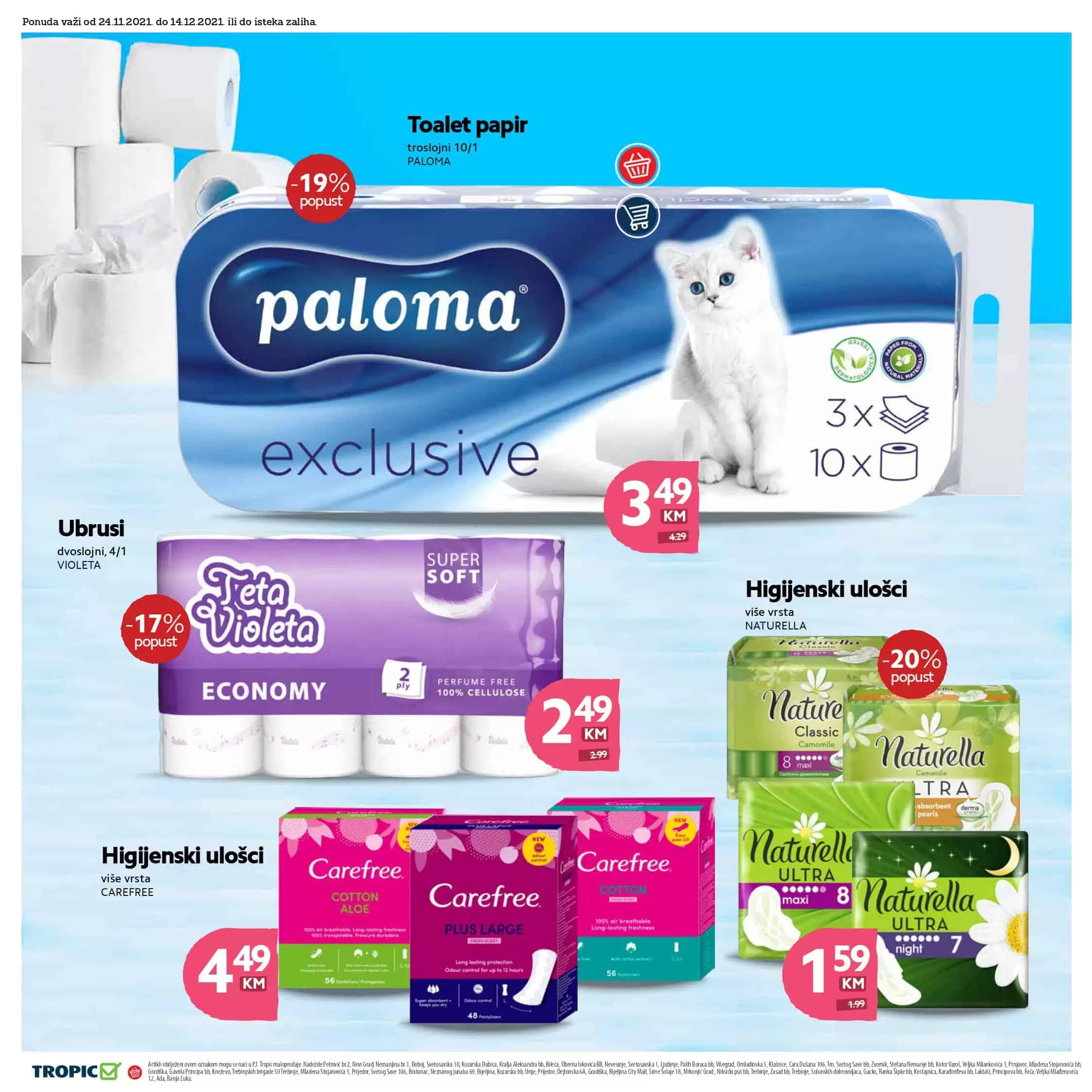 tropic, tropic akcija, tropic snizenje, tropic popust, tropic katalog, tropic akcijski katalog, tropic kataloska akcija, tropic vikend akcija 