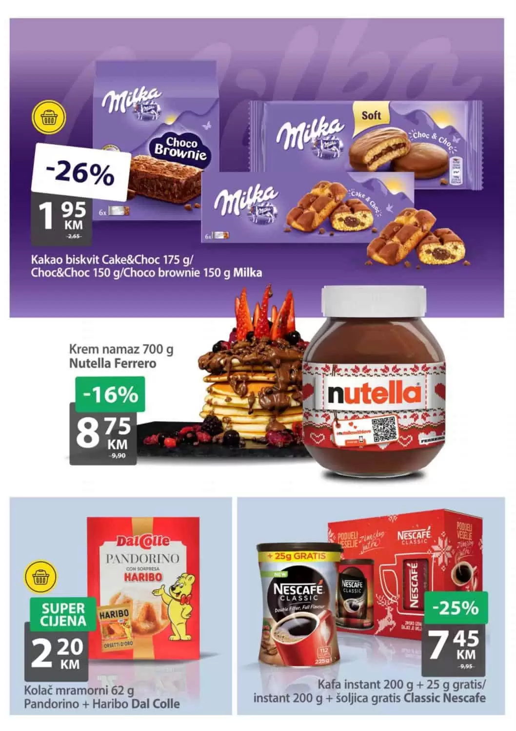 milka cokolada, milka akcija, milka popust, milka bingo, milka cokolada cijena, nutella, nutella akcija, nutella snizenje, nutella veliko pakovanje cijena, nutella eurokrem