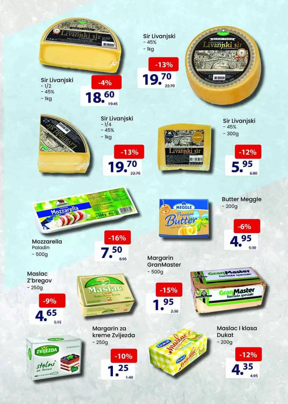 puter, meggle puter, puter snizenje, puter akcija, maslac akcija, puter fis, puter poust,