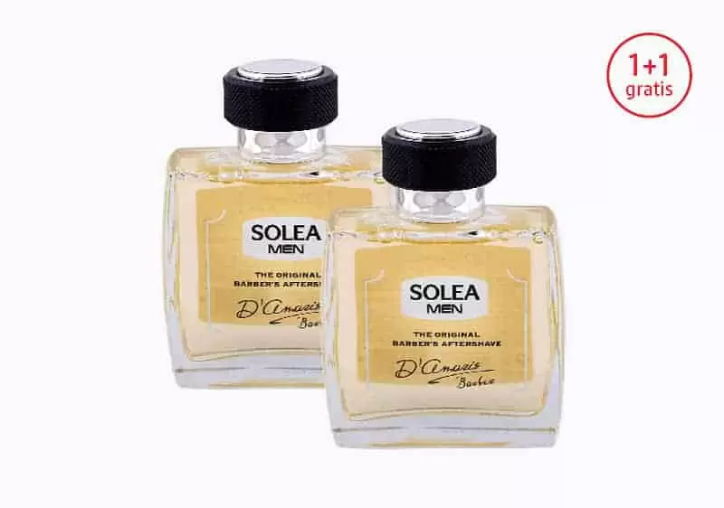 Solea Kupovinom jednog SOLEA Men losiona poslije brijanja od 100 ml, jedan proizvod plaćate, a drugi dobijate na poklon. Na kasu je potrebno donijeti oba proizvoda.