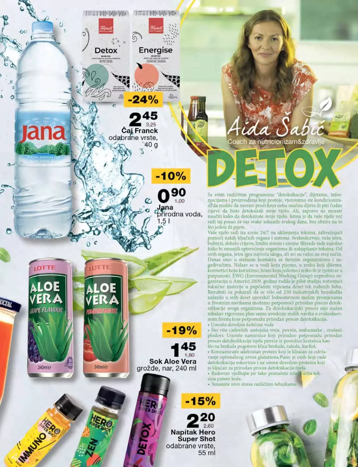 Detox je neophodan. Pronadji super proizvode u Mercator-u.