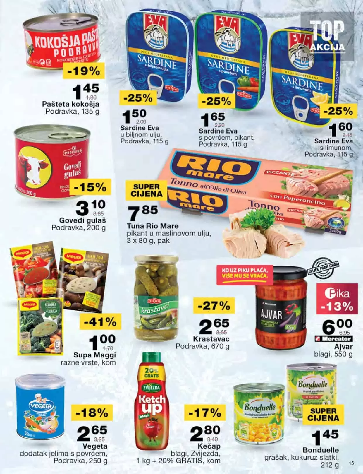 rio mare, rio mare cijena, rio mare akcija