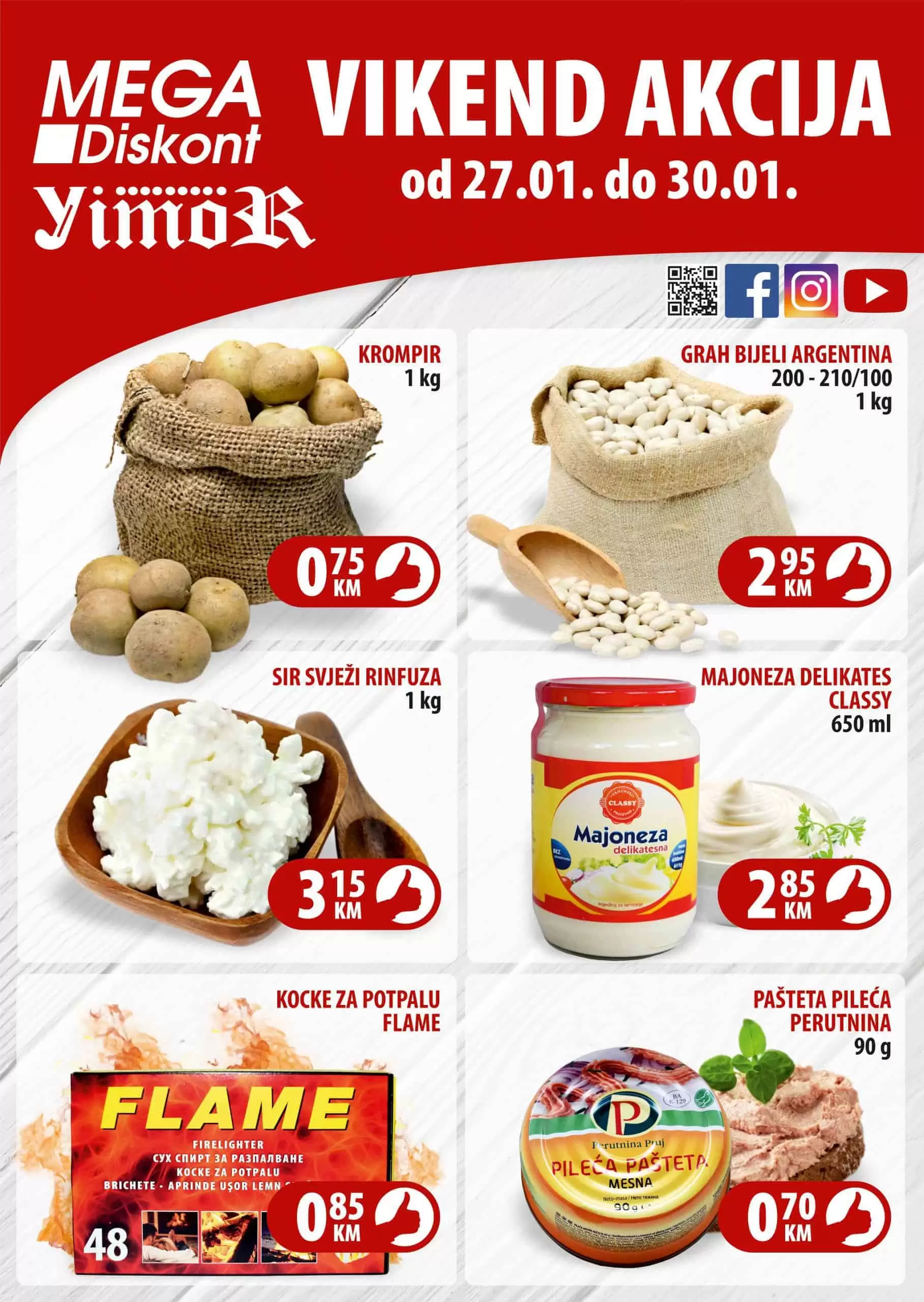 mega diskont super akcija. mega doskont snizenje. yimor super cijene. akcija. popusti. katalozi.  kinder cokolada. kinder jaje/ 