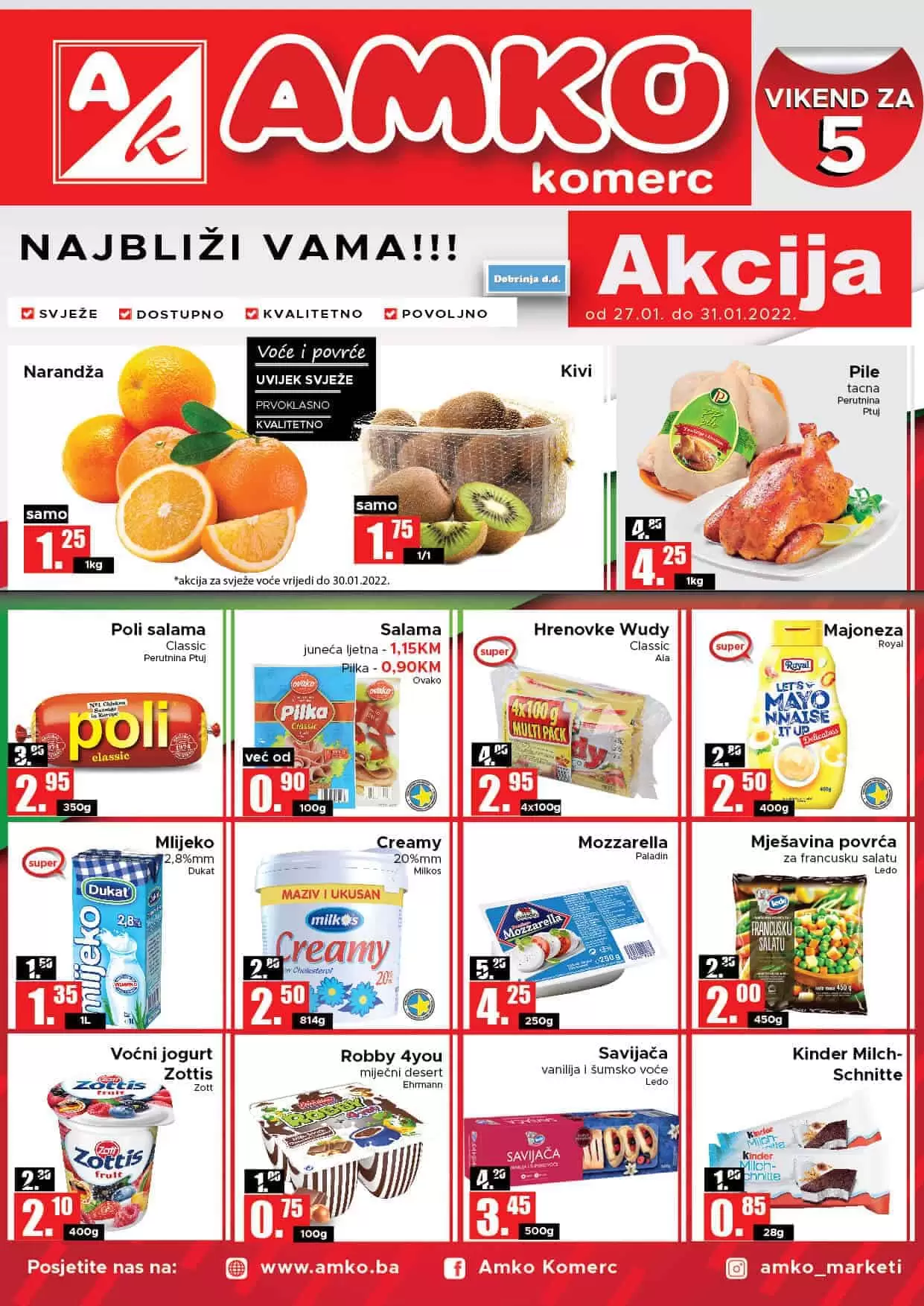 amko, amko snizenje, amko akcija, amko popust, amko kataloska akcija, amko akcijski katalog, amko popust, amko vikend akcija
