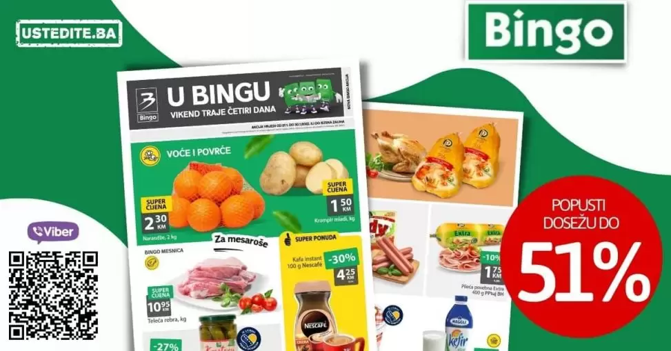 Bingo, Bingo katalog, Bingo akcija, Bingo snizenje, Bingo akcije i katalozi, Bingo vikend akcija, Bingo akcijski katalog, Bingo kataloska akcija, Bingo tuzla, Bingo sarajevo, Bingo zenica, Bingo mostar, Bingo Kralj dobrih cijena,