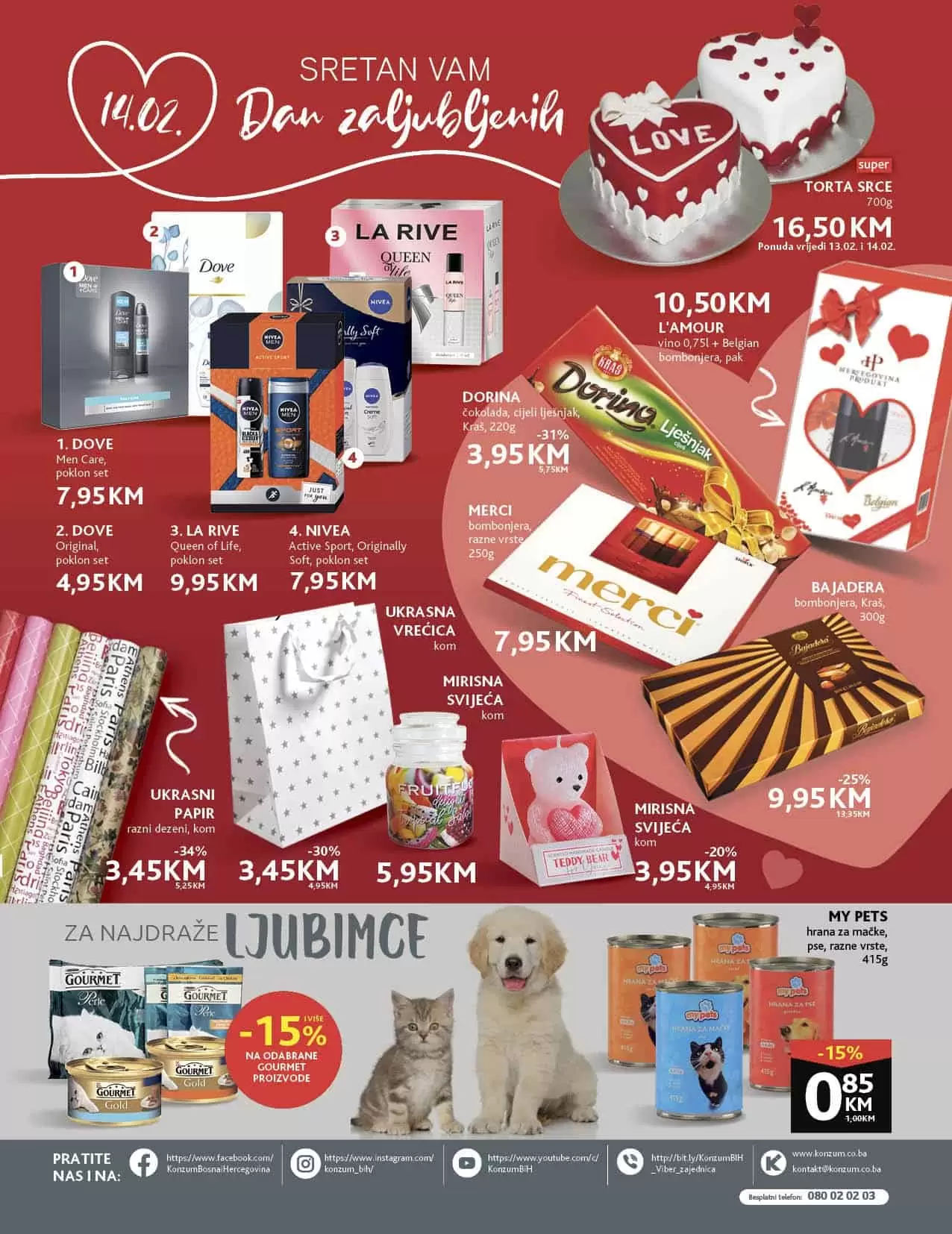 Konzum kataloška akcija 31.01-13.02.2022. godine