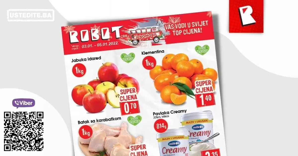 Robot, Robot snizenje, Robot akcija, Robot popust, Robot katalog, Robot akcije i katalozi, Robot letak, Robot vikend akcija,