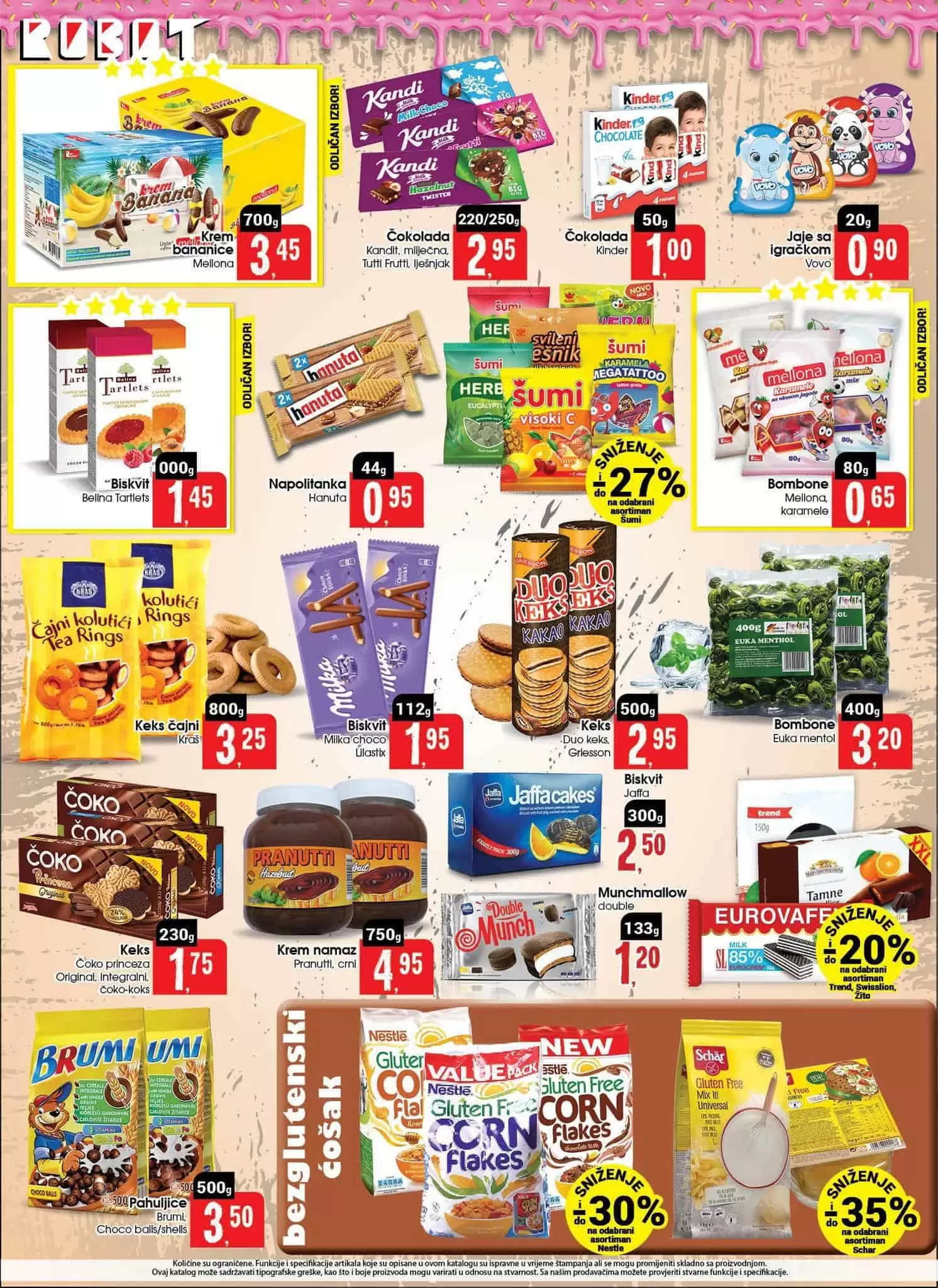 Robot, Robot snizenje, Robot akcija, Robot popust, Robot katalog, Robot akcije i katalozi, Robot letak, Robot vikend akcija,