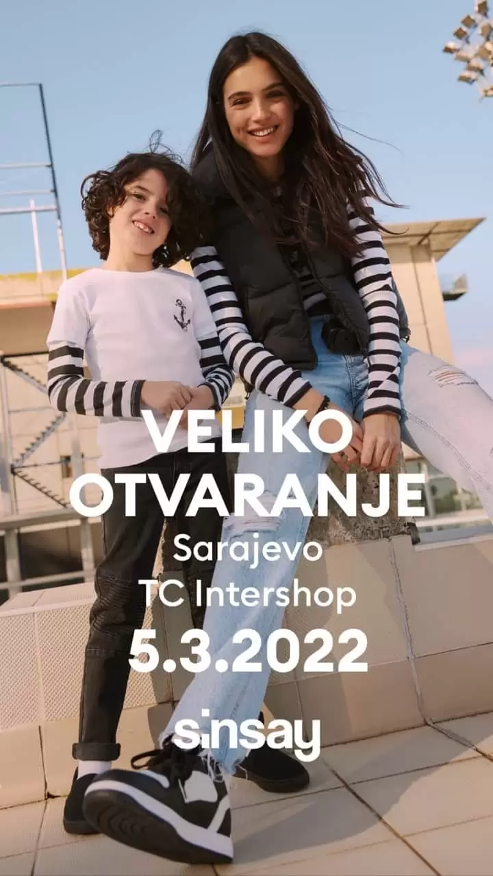 sinsay, sinsay prodavnica sarajevo, sinsay sarajevo, otvorenje sinsay prodavnice u sarajevu