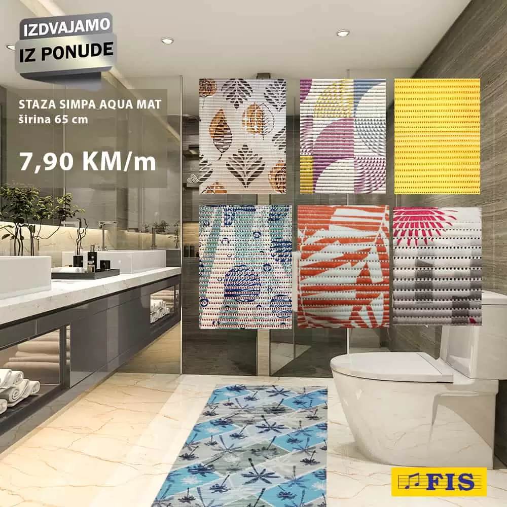 staze, staze za kupatilo, fis, fis staze, fis sve za kupatilo