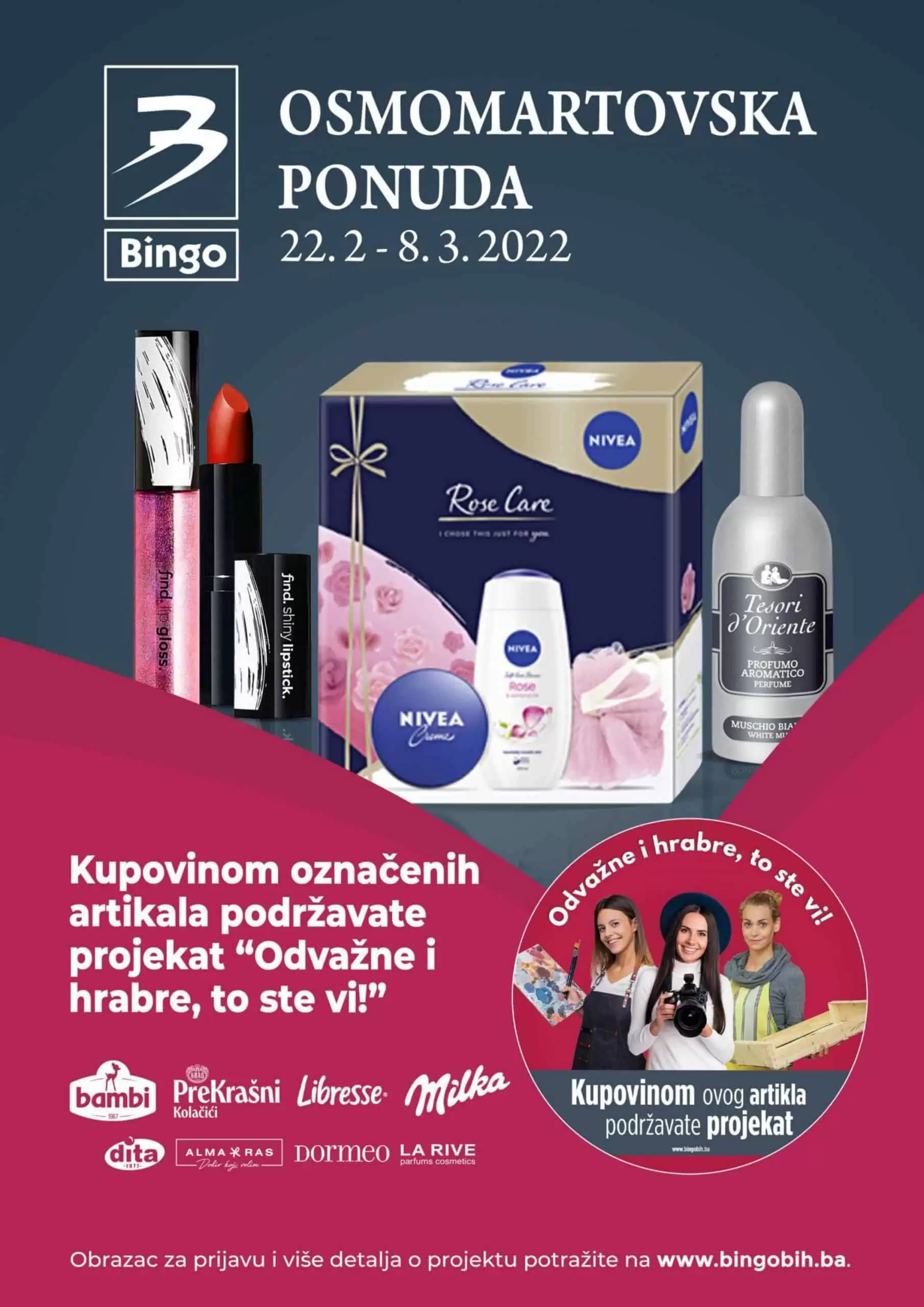 8 mart, poklon za 8 mart, bingo, bingo akcija, bingo popust, bingo katalog, bingo vikend akcija, bingo snizenje, katalozi i akcije, akcije bih, katalozi bih 