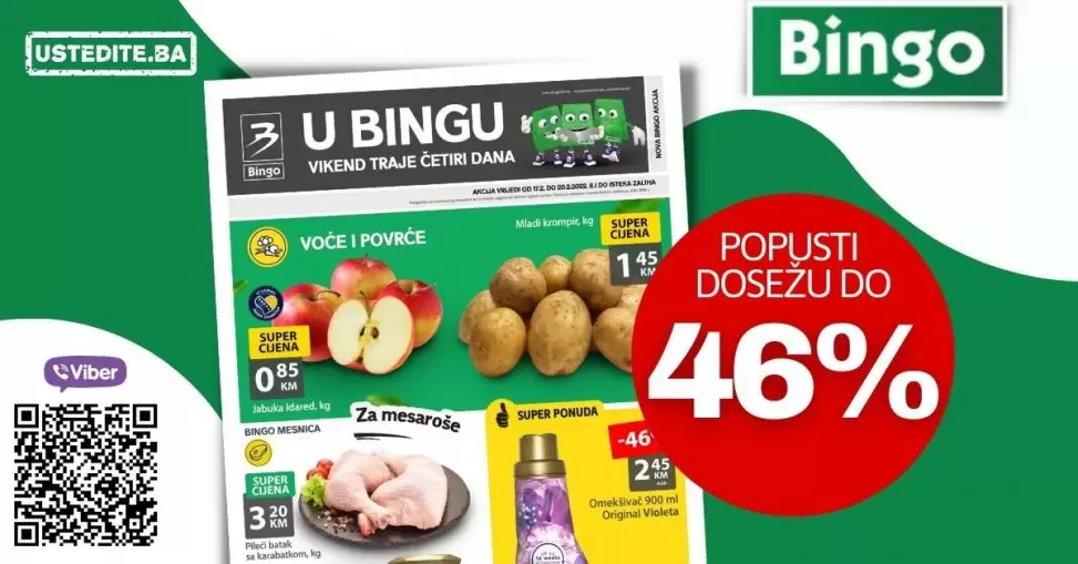 bingo, bingo akcija, bingo popust, bingo katalog, bingo vikend akcija, bingo snizenje, katalozi i akcije, akcije bih, katalozi bih
