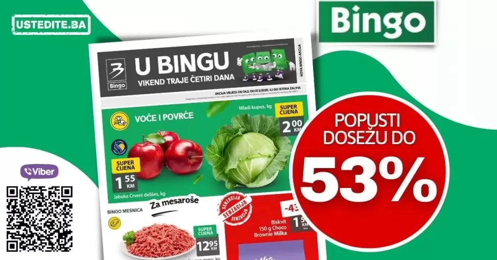 bingo, bingo akcija, bingo popust, bingo katalog, bingo vikend akcija, bingo snizenje, katalozi i akcije, akcije bih, katalozi bih
