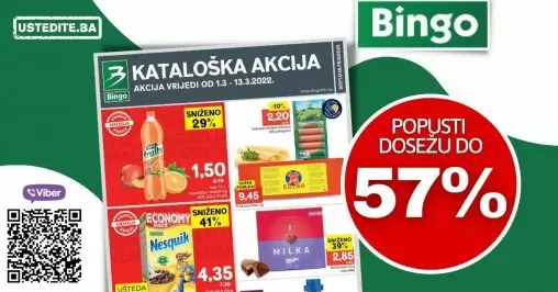 bingo, bingo akcija, bingo popust, bingo katalog, bingo vikend akcija, bingo snizenje, katalozi i akcije, akcije bih, katalozi bih