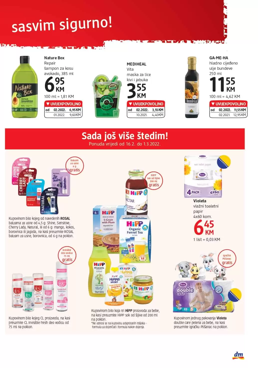 dm drogerie markt, dm, dm snizenje, dm akcija, dm katalog, dm akcija, dm kataloska akcija, dm akcijski katalog, dm popusti, dm bodovi