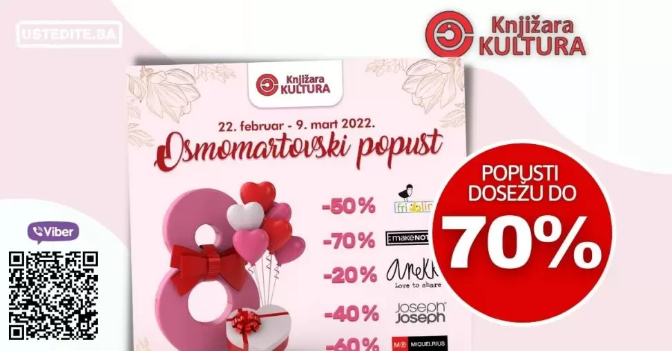 knjizara kultura, knige, snizenje knjiga, akcija knjiga, popust u knjizarama