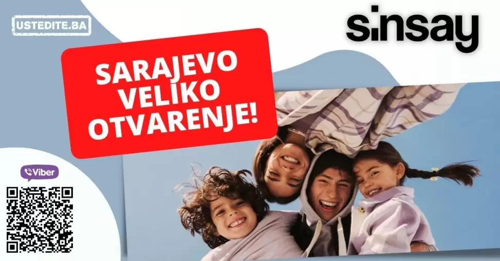sinsay, sinsay prodavnica sarajevo, sinsay sarajevo, otvorenje sinsay prodavnice u sarajevu