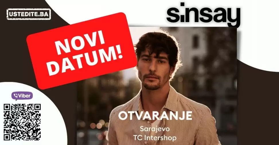 sinsay, sinsay sarajevo, sinsay otvorenje, sinsay prodavnica u sarajevu, sinsay odjeca, sinsay pofalici, sinsay tc intershop