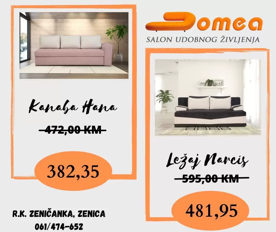 salon namjestaja zenica, plocasti namjestaj zenica, ugaone secije zenica, kuhinje zenica, namjestaj domea zenica, domea namjestraj, domea namjestaj cijena, domea namjestaj akcija, domea namjestaj popusti, domea namjestaj katalog, domea ugao, domea bracni krevet, domea fotelja, 
