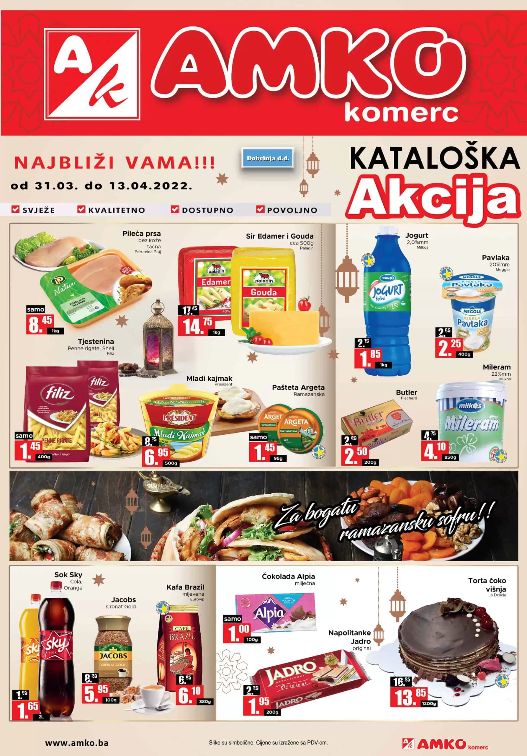 Nova Amko kataloška akcija donosi nam super cijene! Popusti dosežu ii do 59%! 