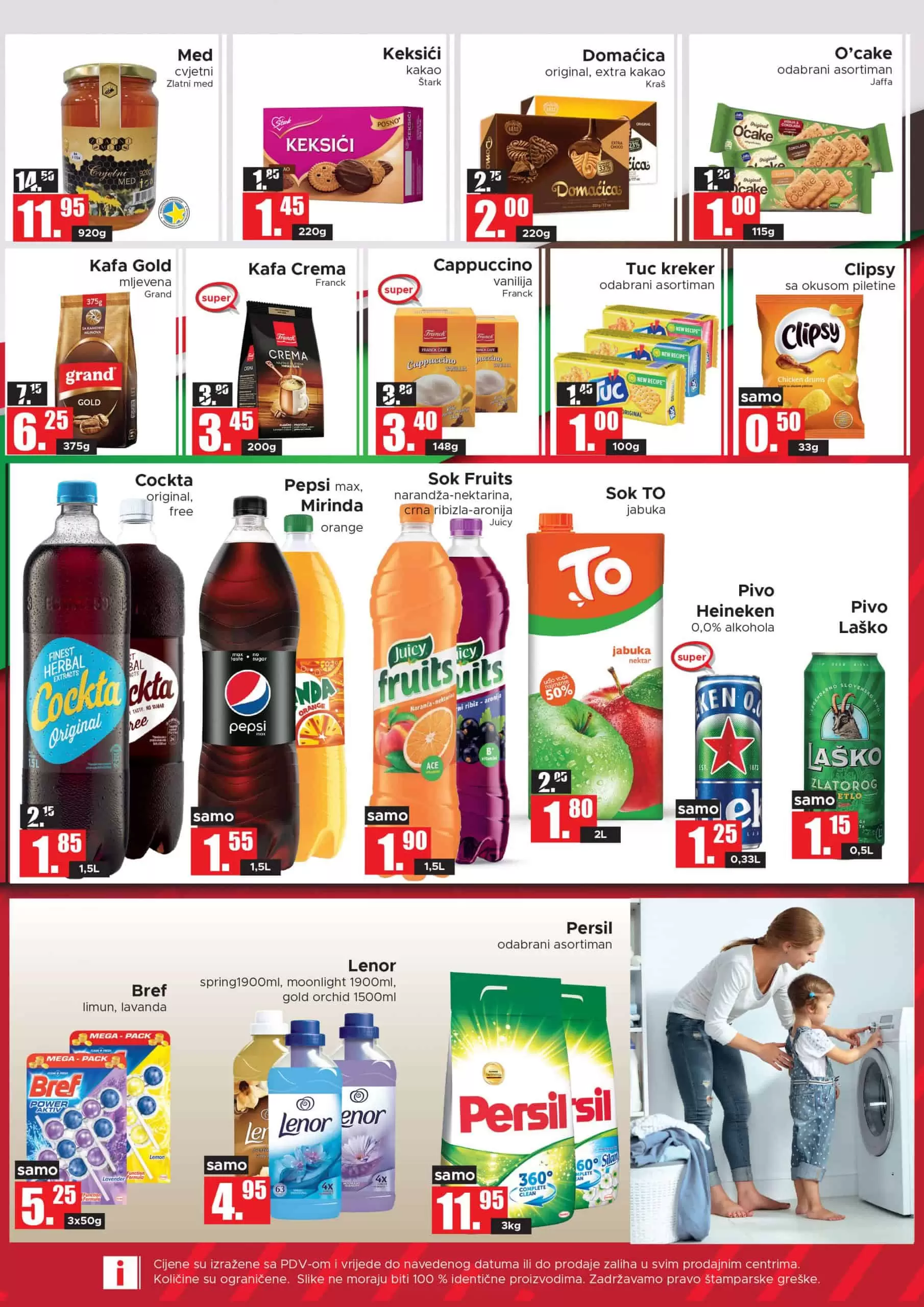 Amko vikend akcija donosi nam super cjene prehra,benh proizvoda. Voće, povrće, piletna, crveno meso, kafa, mliječni proizvodi samo su dio snižene ponude! Uživajte u Amko katalogu i ostvarite dobre uštede! 