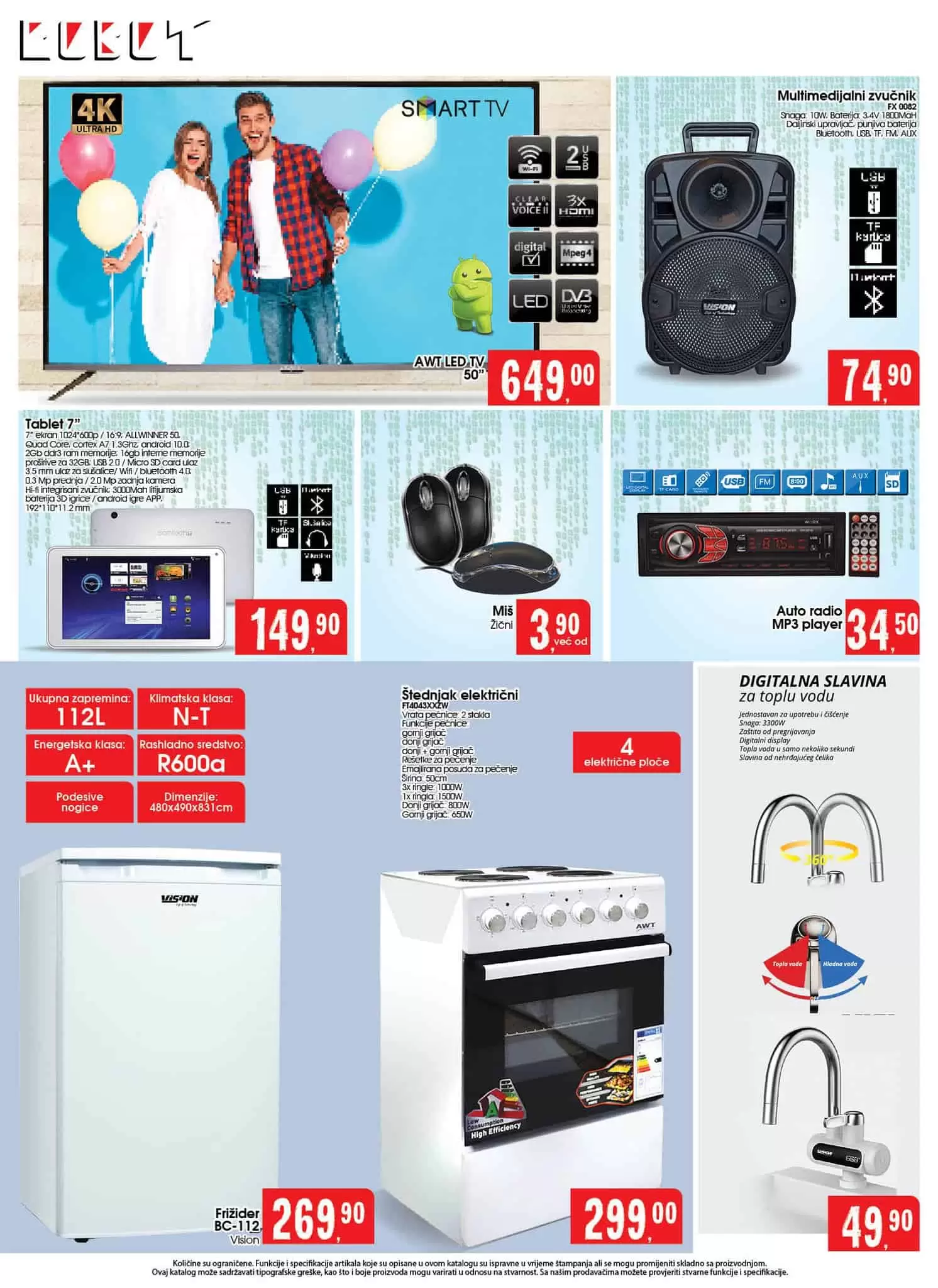 Robot katalog za mart donosi nam snizenje bijele i gradbene tehnike.