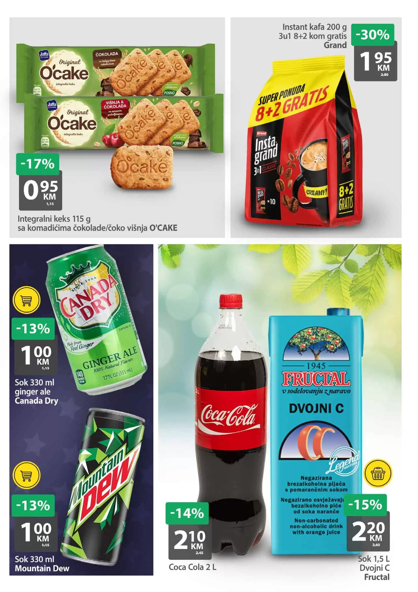 Bingo vikend akcija traje 4 dana. Iskoristite popuste do 54% na oodabrani asortman. Super cjene voće, povrća i svježeg mesa dodatno će vas obradovati. Coca Cola ima super cijenu