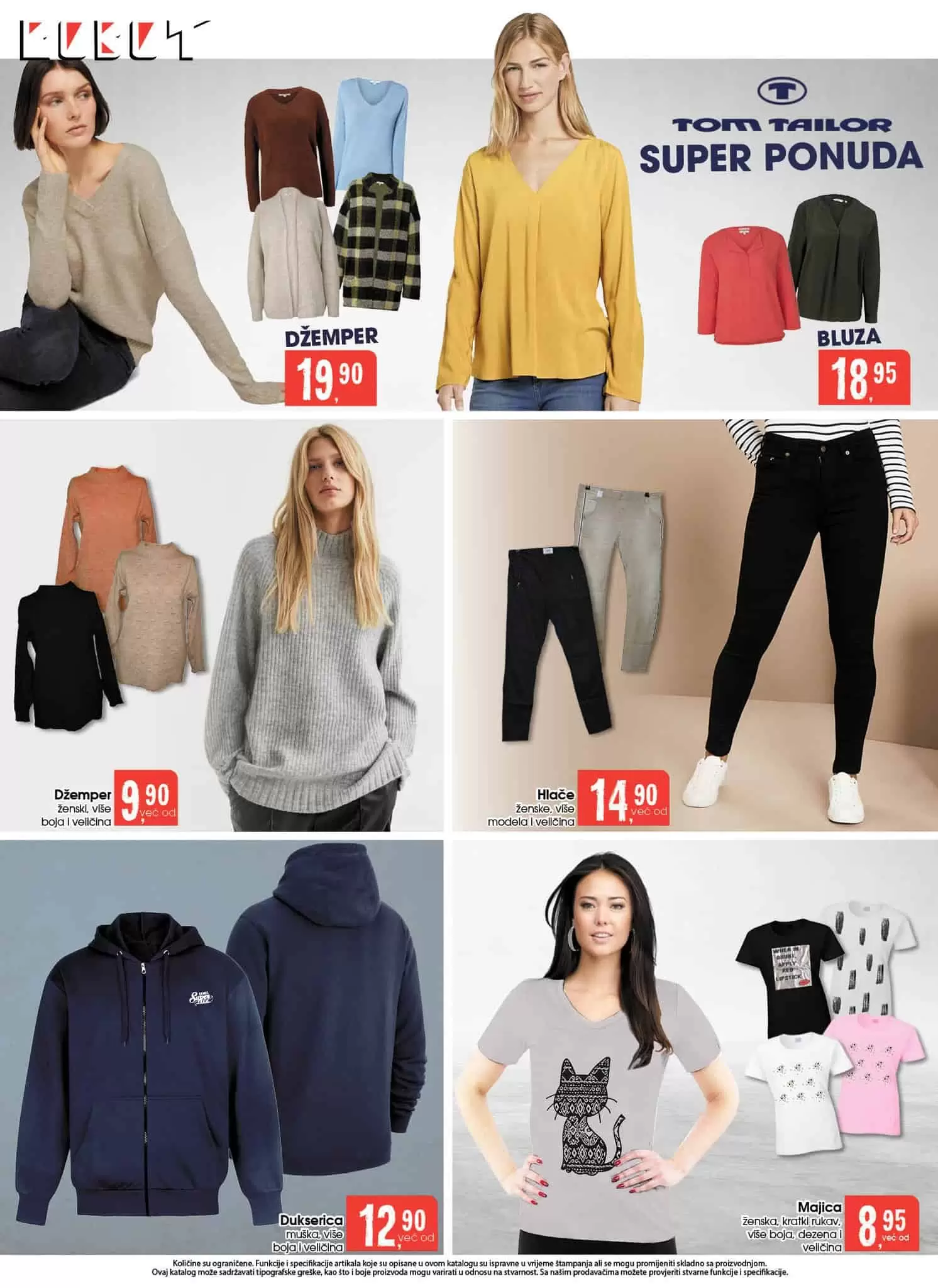 Majice, dukserice, pantalone su snižene u Robotu.