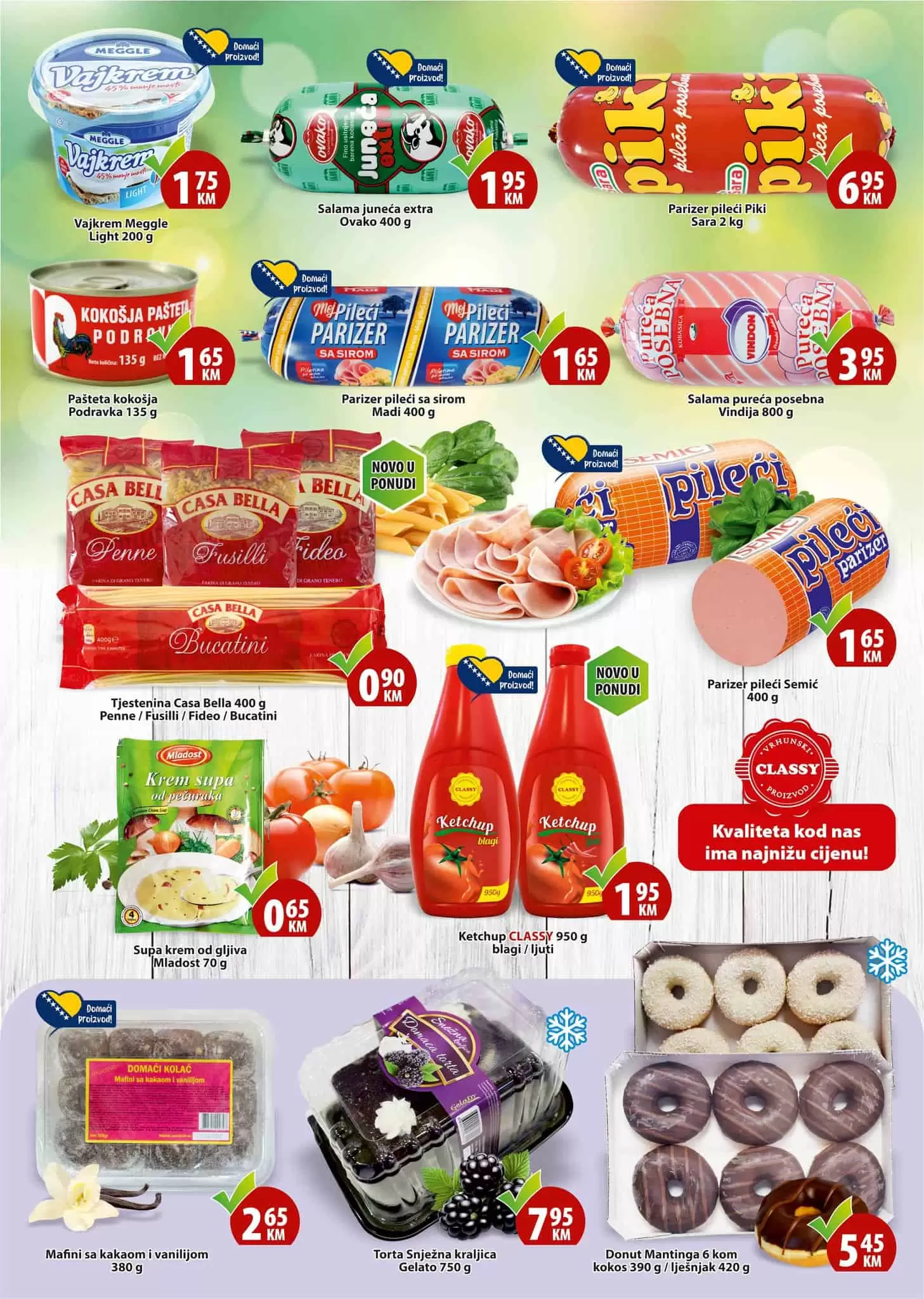 Mega Diskont katalog ima super cijene prehrambenih proizvoda i kućne hemije. Uštedite svoj novac. 