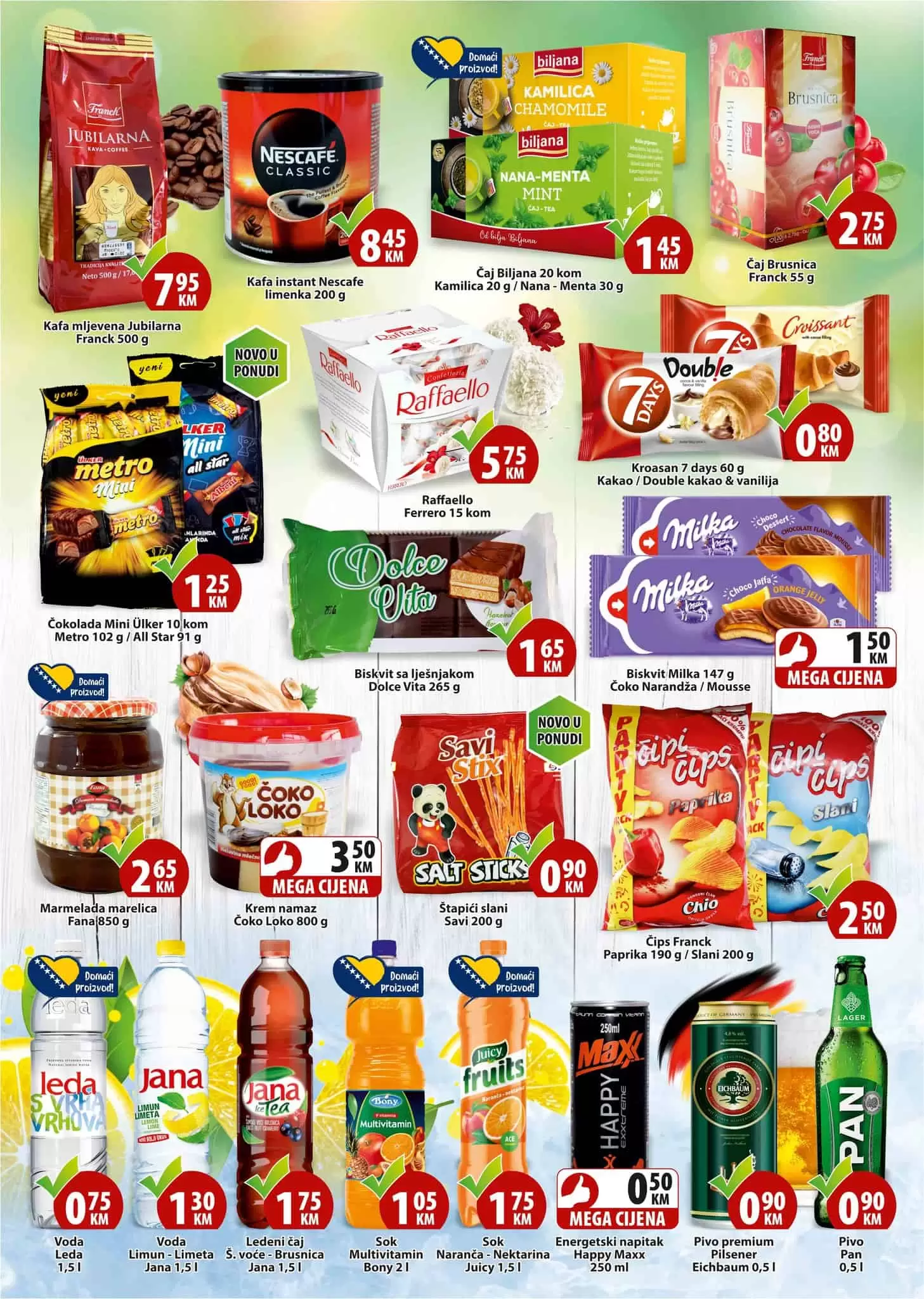 Mega Diskont katalog ima super cijene prehrambenih proizvoda i kućne hemije. Uštedite svoj novac. 