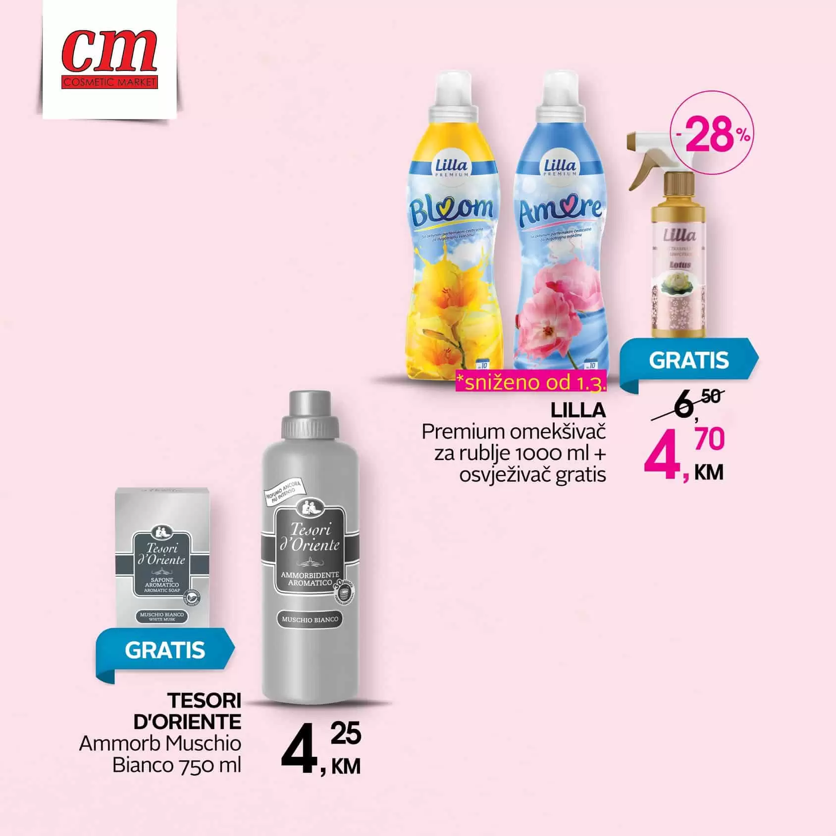 Kupovinim Premium omekšivača za rublje 1l na poklon dobijete osvježivač gratis!