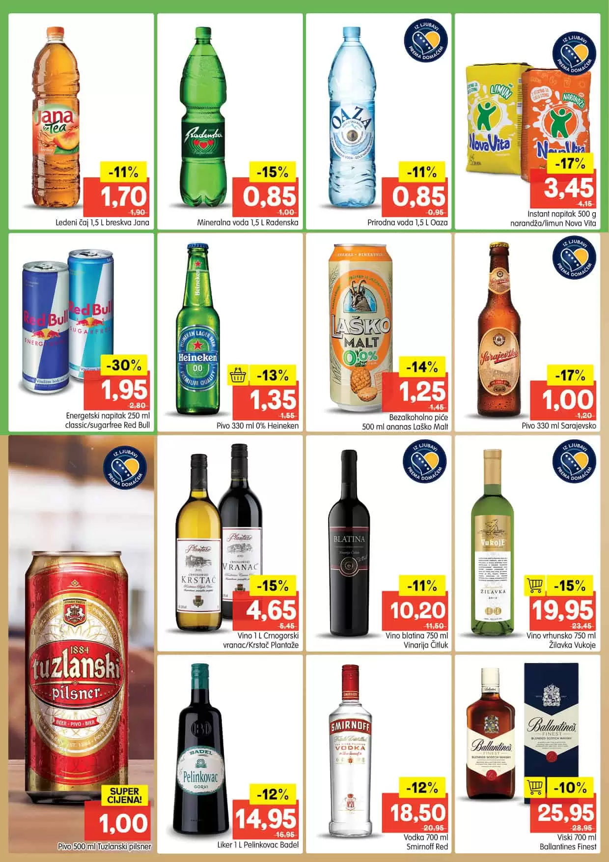 Nova Bingo akcija/Bingo katalog donosi nam sjajne popuste i do 60%! U novom Bingo katalogu pronaći ćete prehrambene proizvode, proizvode za njegu i higijenu, proizvode za čišćenje kuće po akcijskim/sniženim cijenama. Očekuje vas veliki izbor tekstila po super cijenama.