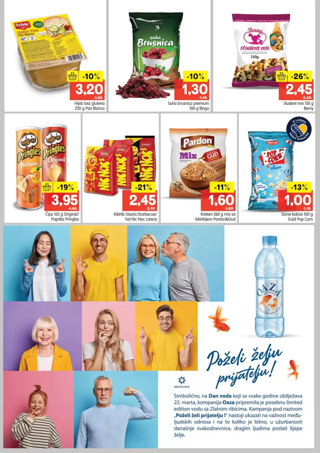 Nova Bingo akcija/Bingo katalog donosi nam sjajne popuste i do 60%! U novom Bingo katalogu pronaći ćete prehrambene proizvode, proizvode za njegu i higijenu, proizvode za čišćenje kuće po akcijskim/sniženim cijenama. Očekuje vas veliki izbor tekstila po super cijenama.