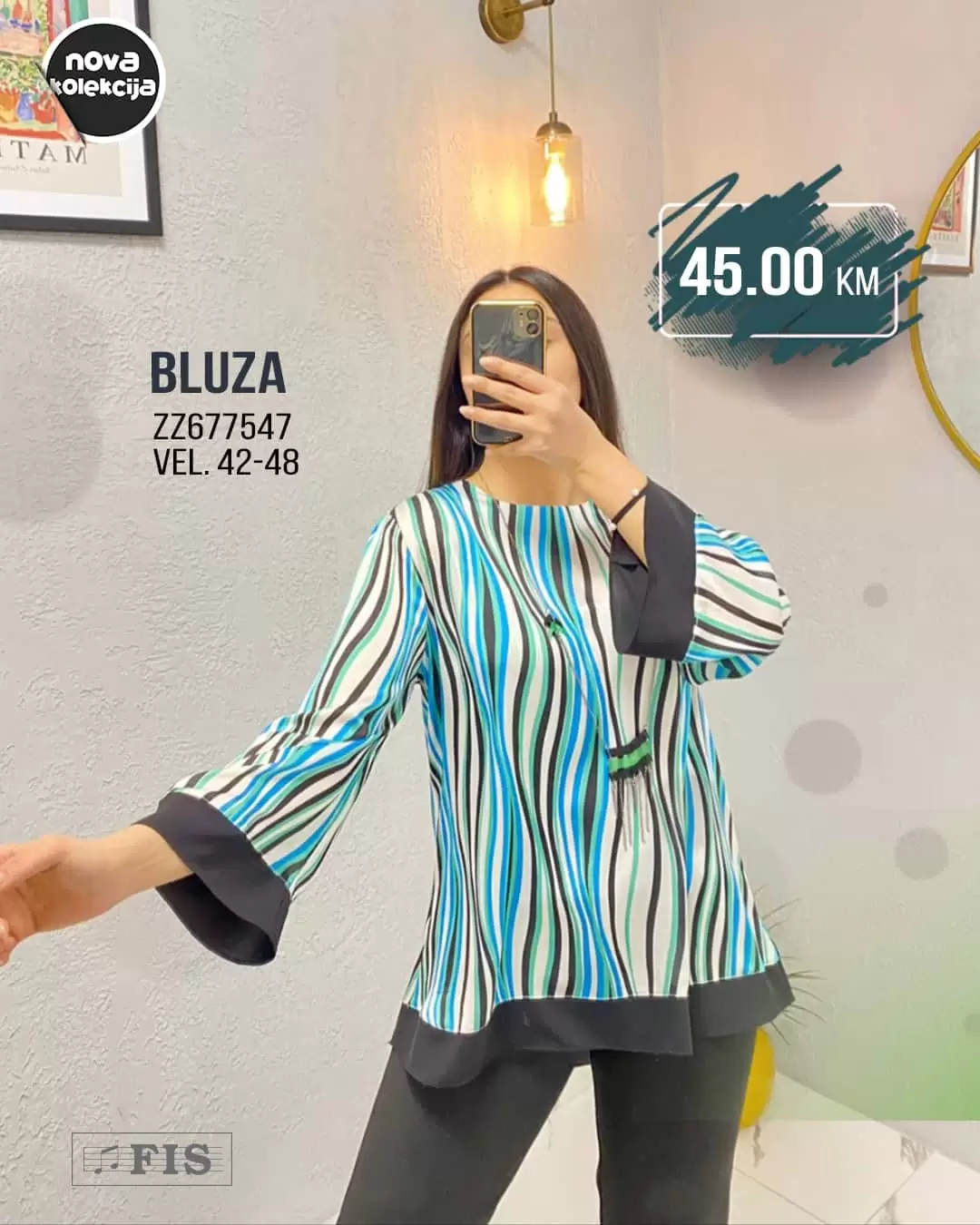 Fis nova kolekcija odjeće donosi nam super ponudu ženskih hlača, ženskih bluza i ženskih haljna. Lagane proljetne cvijetne haljinice uklopit će se u sve outfit-e!