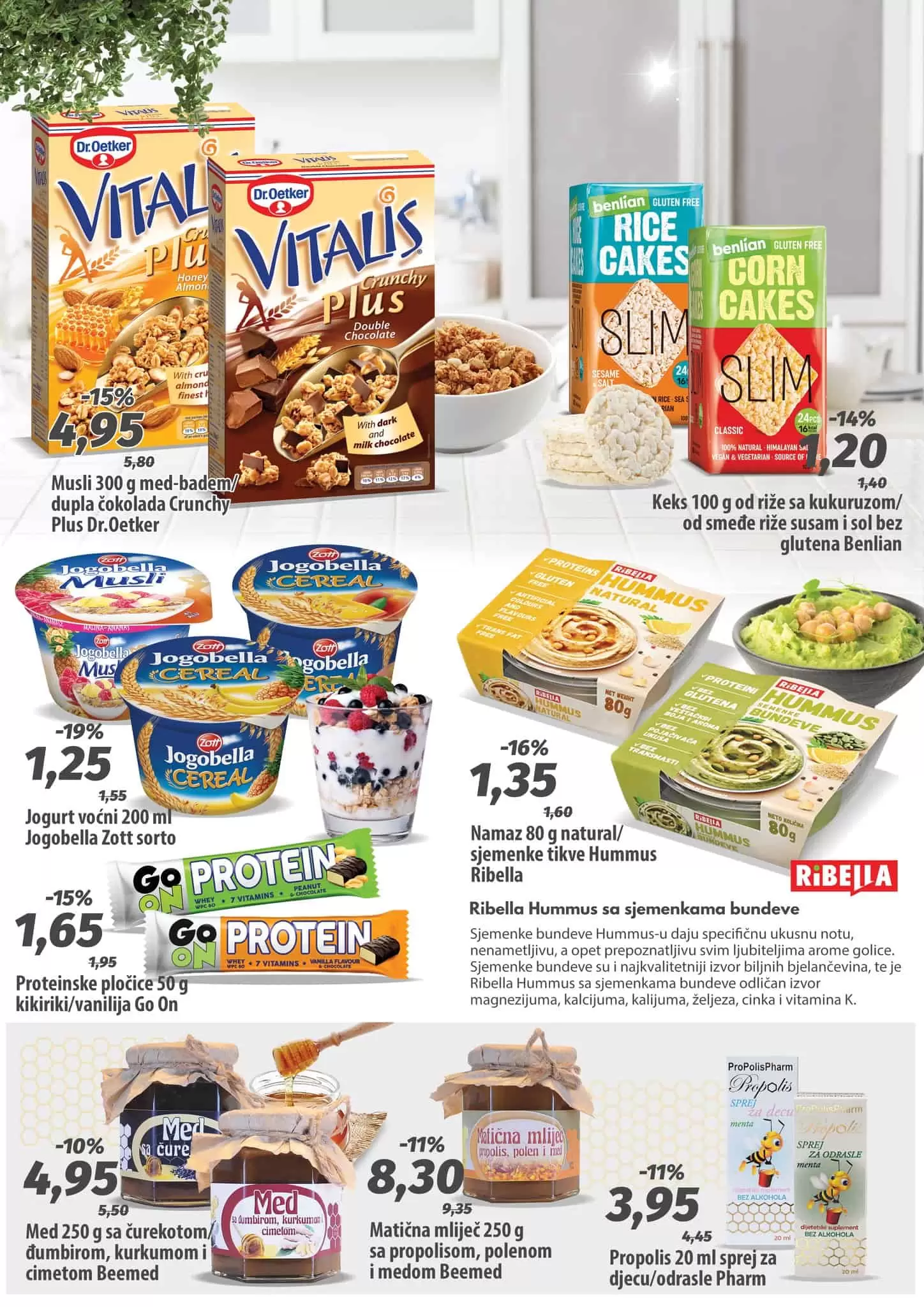 Početak proljeća je idealan period da razmislite o sebi i svom zdravlju! Sve za zdravu i pravilnu ishranu, ali i za vježbanje i sportske aktivnosti u vašem domu ili prirodi pronađite u akcijskoj ponudi koja traje u periodu od 24. marta do 7. aprila. Bingo katalog ' DANI ZDRAVLJA' 24.03-07.04.2022. godine