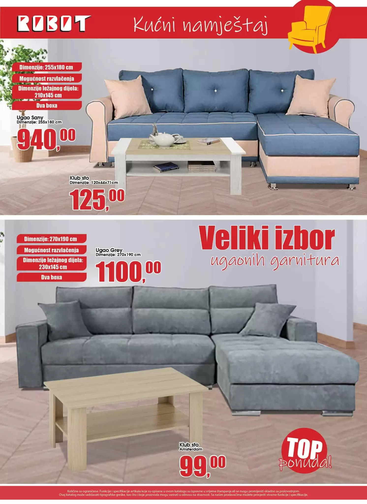 Robot katalog namjestaja donosi nam super cijene!