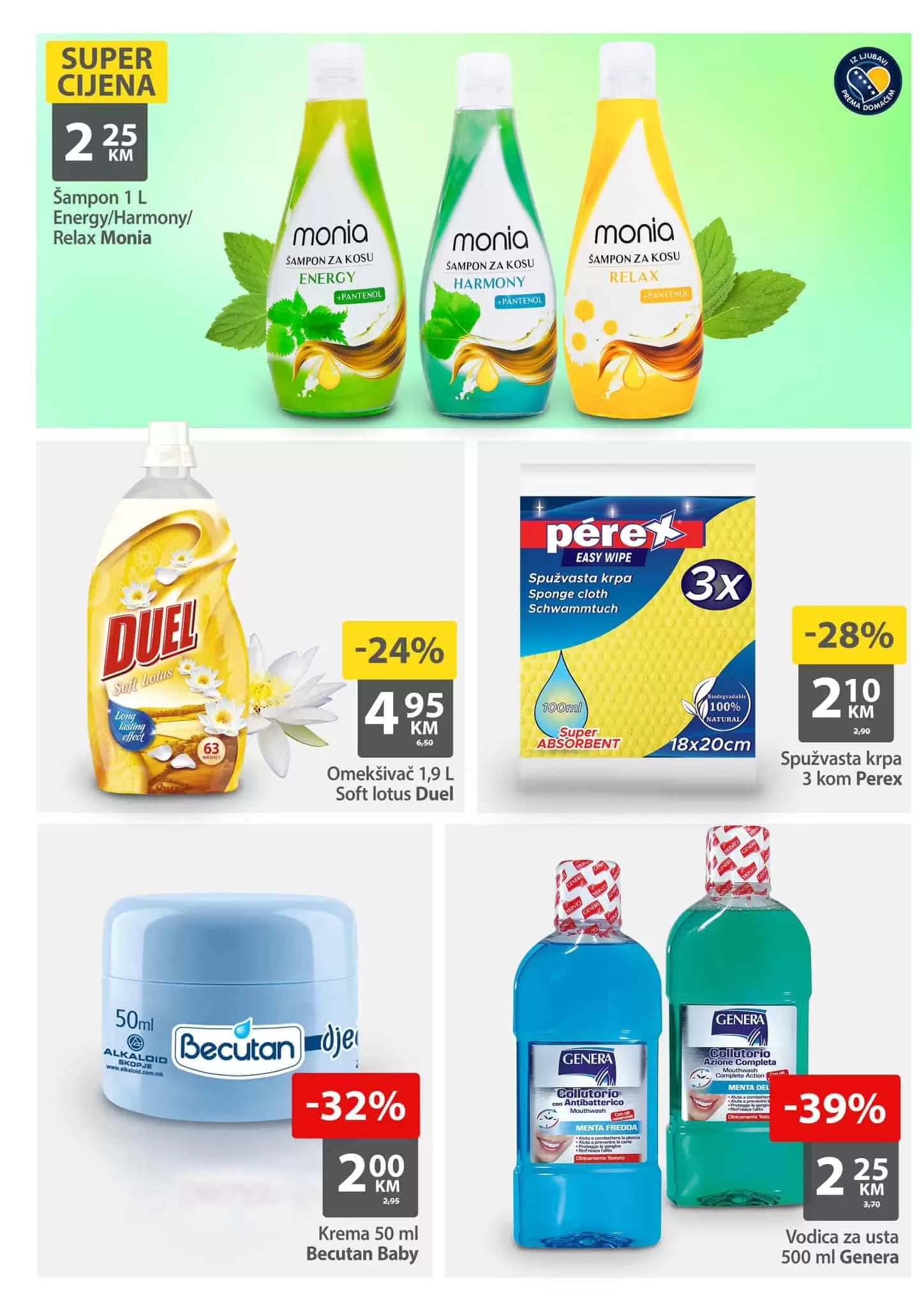 Bingo vikend akcija traje u periodu 24-27.03.2022. godine. Bingo katalog donos nam sjajnu ponudu na odjelu prehrane kucne hemije. Pronadjte voce, povrce, mljecne prozvode, mesne preradjevne i jos mnogo toga po akcjskm cjenama. Uštedte novac, kupujte na akcji. 