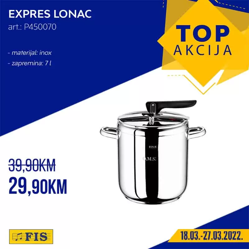 Fis TOP akcija za TOP artikle 18-27.03.2022. godine! Snižnje namještaja, tekstila, obuće!