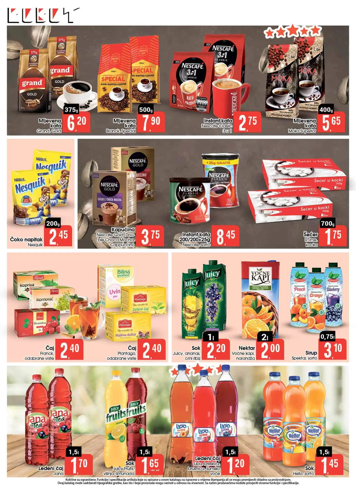 Robot katalog donosi nam super cijene na odjelima prehrane i hemiije. Veliki izbor sniženih proizvoda za ličnu higijenu i asortimana za bebe. U ovom katalogu prnaci cete i veliki izbor odjece za zene. Neizostavna ponuda malih kućanskih aparata čini Robot katalog jos boljim. 