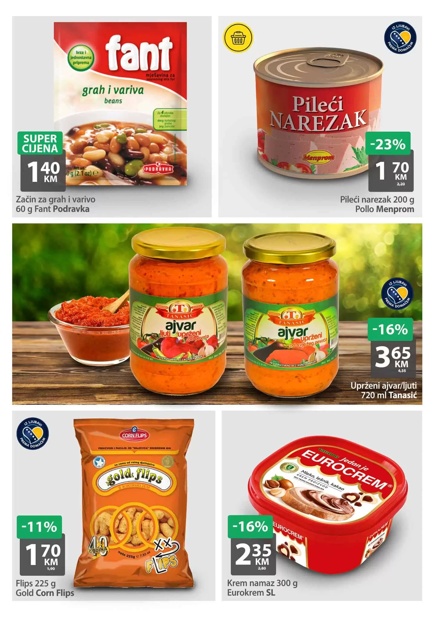 Bingo vikend akcija traje u periodu 24-27.03.2022. godine. Bingo katalog donos nam sjajnu ponudu na odjelu prehrane kucne hemije. Pronadjte voce, povrce, mljecne prozvode, mesne preradjevne i jos mnogo toga po akcjskm cjenama. Uštedte novac, kupujte na akcji. 