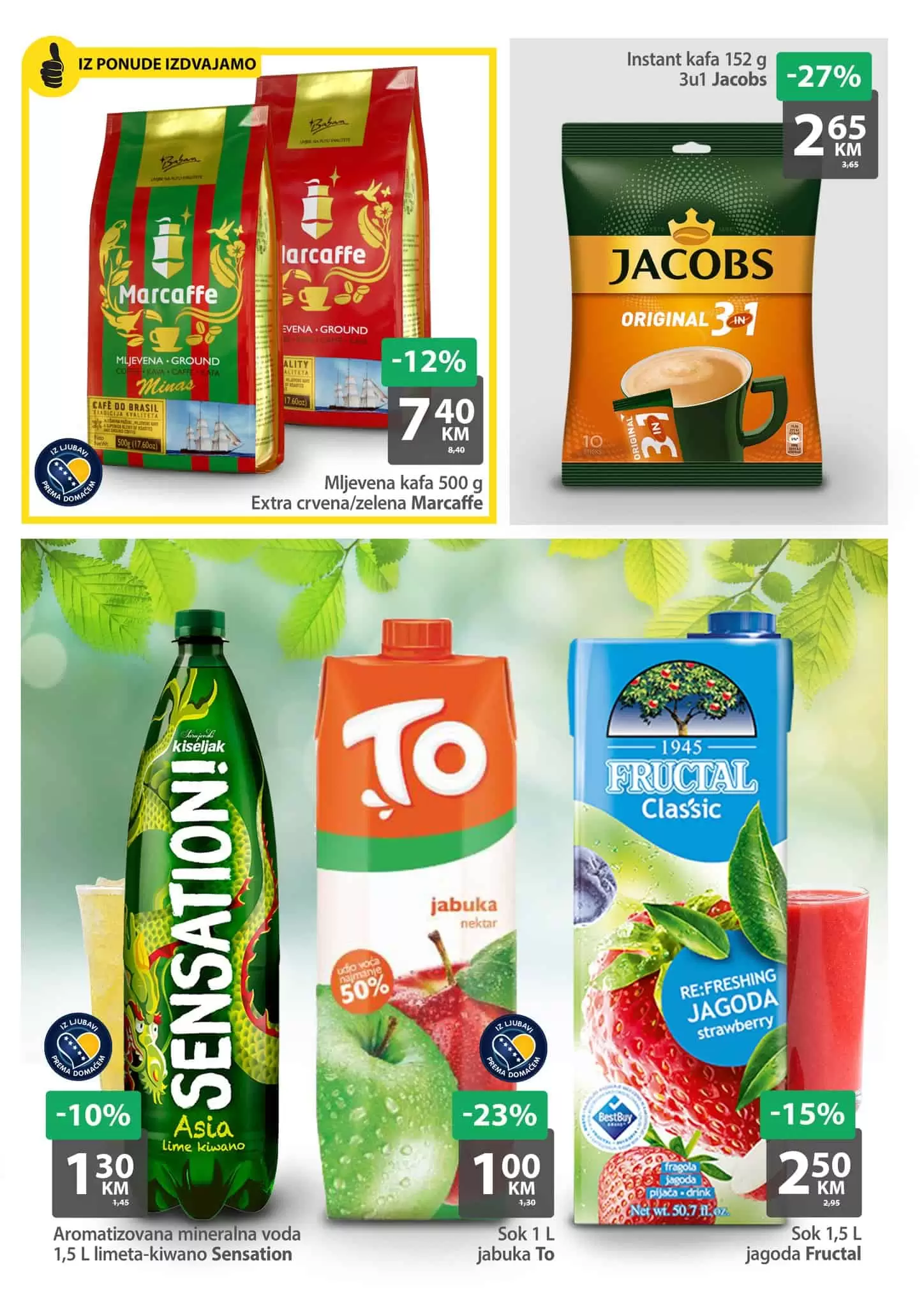 Bingo vikend akcija traje u periodu 24-27.03.2022. godine. Bingo katalog donos nam sjajnu ponudu na odjelu prehrane kucne hemije. Pronadjte voce, povrce, mljecne prozvode, mesne preradjevne i jos mnogo toga po akcjskm cjenama. Uštedte novac, kupujte na akcji. 