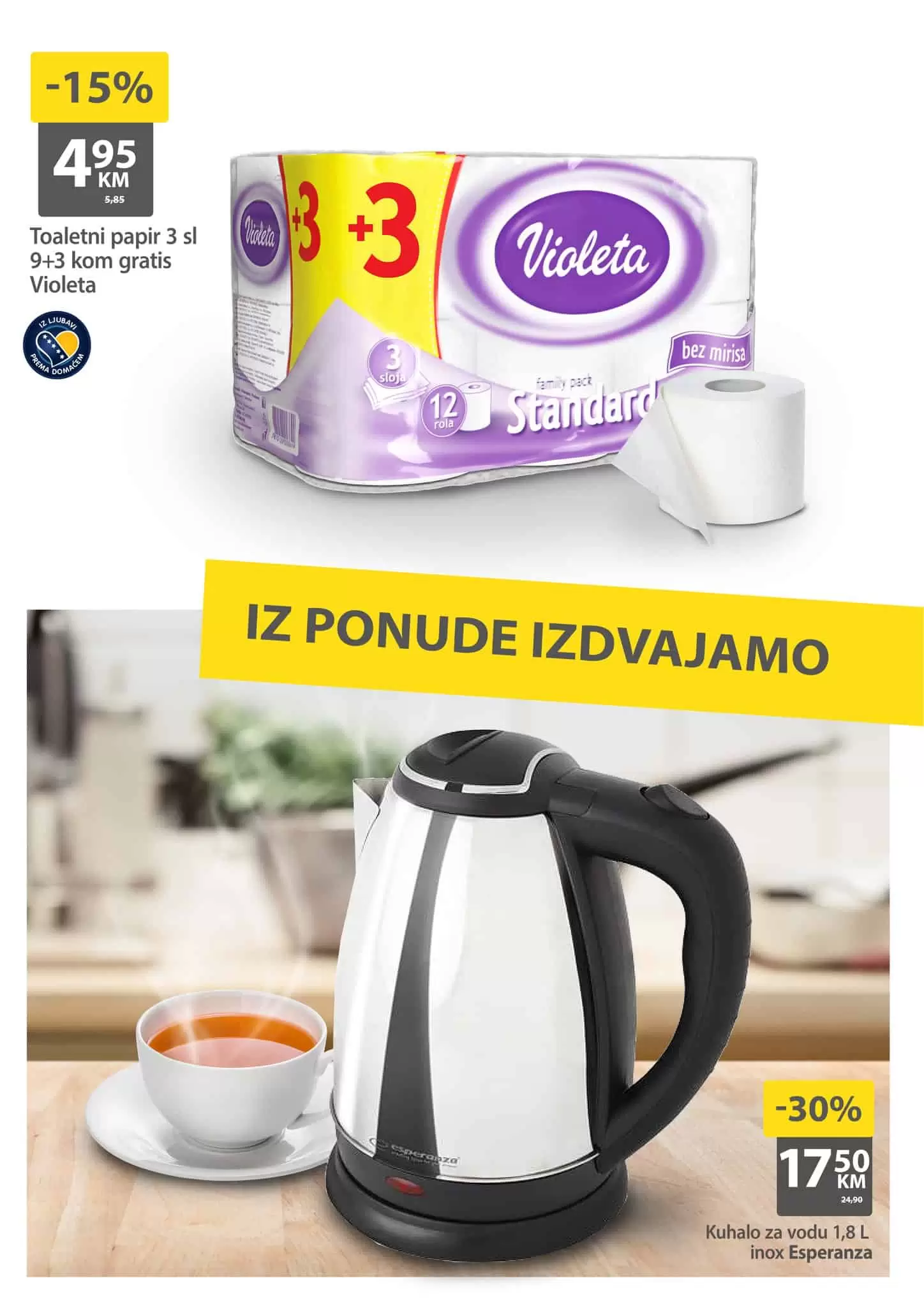 Bingo vikend akcija traje u periodu 24-27.03.2022. godine. Bingo katalog donos nam sjajnu ponudu na odjelu prehrane kucne hemije. Pronadjte voce, povrce, mljecne prozvode, mesne preradjevne i jos mnogo toga po akcjskm cjenama. Uštedte novac, kupujte na akcji.